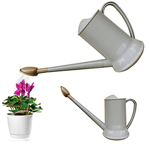 Regadera de 2 litros de Largo Pico de plástico aspersor Desmontable Planta regadera Spray de Agua Ligera Botella de riego para Interior al Aire Libre Jardín Casa Flor Bonsai Planta