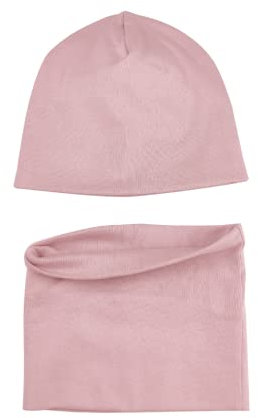SWAUSWAUK Beanie Mütze Mädchen Kinder Baby 0–6 Jahre - Mütze Schal Set Mädchen für Herbst Winter Frühling