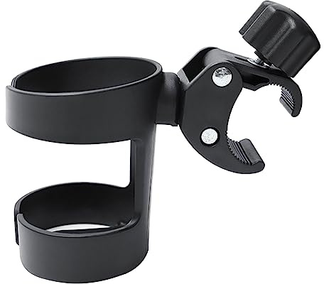 Soporte ajustable para botella de agua de gran calibre para silla de ruedas, carrito de andador, motocicleta, soporte para botella de bicicleta para niños