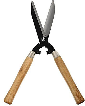 Tijeras for setos de jardín Mango de madera Tijeras de podar Arbustos de boj Cortasetos Tijeras for plantas Podadora de ramas Herramienta de corte manual for árboles de flores