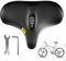 MaxAwe 32 * 27cm Fahrradsattel, Bequem Weich Schwamm mit Hoher Dichte Ergonomisch, Stoßdämpfend Atmungsaktiv Wasserdicht Fahrradsitz für Mountainbike MTB Trekking Rennrad Heimtrainer E-Bike