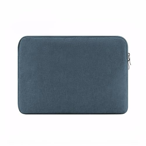 Housse pour Ordinateur 15.6 Pouce Portable Protection étanche pour Ordinateur Sac Serviette PC Portable Bleu Fonce