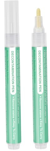 2PCS Bleach Pen for Clothing, 5ml Wash Free Stain Remover Pen, Portable Bleach Stick for Travel.