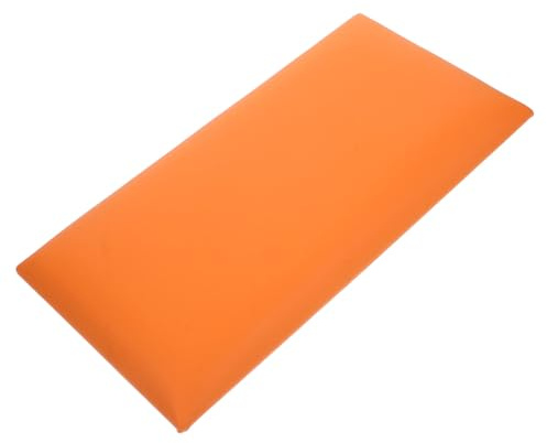 Toddmomy Orange PVC Nursery Wall Padding Adhesive Wall Panel with 3D Padded Headboard Sturdy and Versatile Use for Children's Rooms and Kindergartens for Kids Bedrooms