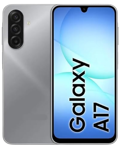 Samsng Galaxy A17 4G, AI Smartphone, Slim 7.5mm Frame, Large Screen Unlocked Phone, 50MP Camera, 128GB Storage, 4GB Memory, 5000 mAh Battery (Grey)