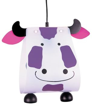 Niermann Standby Originelle LED Kinderzimmerlampe tierisch leuchtende LED Pendelleuchte KUH