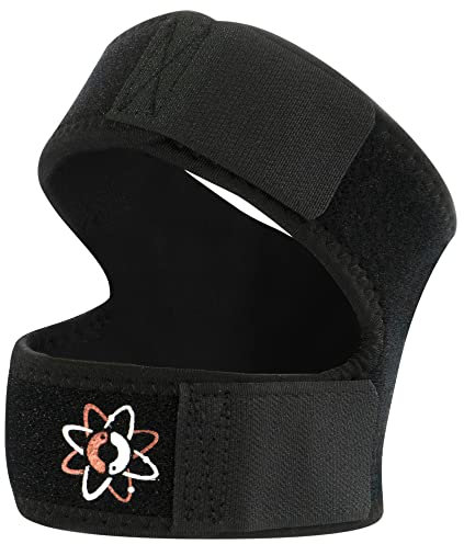 ionocore® tutore per ginocchio in neoprene con 2 cinghie regolabili | Ginocchiera menisco uomini e donne | Tutore ginocchio per corsa, palestra, sport |Ginocchiera contro artrite e dolori articolari