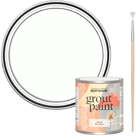 Rust-Oleum White Ultra-Durable Grout Paint - Chalk White 250ml