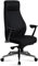 AMSTYLE Bürostuhl Kunstleder-Bezug Schwarz Schreibtischstuhl bis 120 kg, Design Chefsessel höhenverstellbar, Drehstuhl ergonomisch mit Armlehnen & hoher Rückenlehne, Wippfunktion