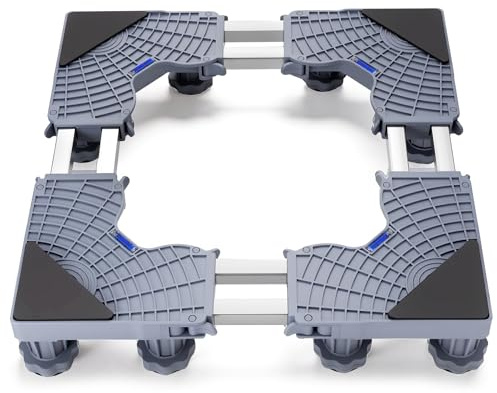 TranRantic Washing Machine Stand with 12 Sturdy Feet