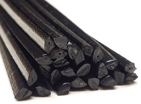 Alambre de soldadura de plástico PBT 4mm Triangulares Negro 25 barra