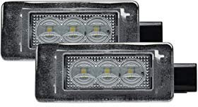 AUTO-STYLE Satz LED Nummerschildbeleuchtung kompatibel mit Peugeot diverse Modelle