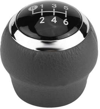 Jadeshay Perilla de cambio,Pomo de la Palanca de Cambio de marcha de 6 velocidades del automóvil Compatible con Toyota Corolla Verso Auris Yaris RAV4 2007-2013