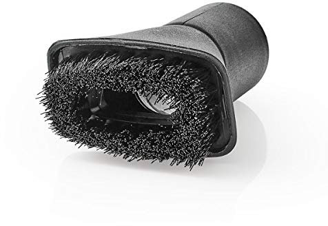 Nedis Brosse à épousseter Universelle pour aspirateurs de 35 mm, s'adapte aux Surfaces dures et Meubles, idéale pour Le Nettoyage délicat ou Sensible aux Rayures