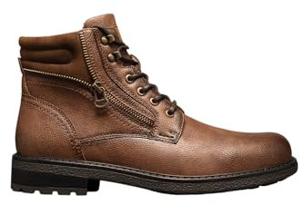 Mens Smart Business Work Office Ankle Boots Zip Lace-up Dress Shoes