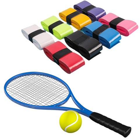 8 Stück Badminton Griffband TennisschläGer Griffband Tennis Griffband BadmintonschläGer,GriffbäNder Tennis Overgrip TennisschläGer Griffband Squash SchläGer Tape ZubehöR Tennis GriffbäNder Tennisband