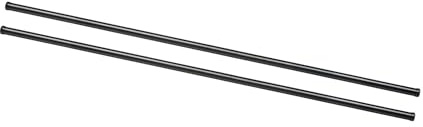 Yakima RoundBar Large 66 Inch Durable Steel Round Roof Rack System Crossbars, Compatible with StreamLine Towers System, Black, Set of 2