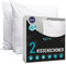 Dreamzie - Kissenbezug Wasserdichter 65 x 65 cm - 100% Baumwolle Stoff - Oeko TexÆ Zertifiziert - 2 St¸ck Kissenschoner mit Reiﬂverschluss - Atmungsaktiv, Hypoallergen, Anti-Milben, Antibakteriell