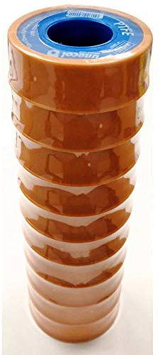 Riegoprofesional Nastro in Teflon da 12 m per tubazioni (Confezione da 10)