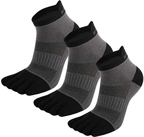 MEIKAN Zehensocken,Laufsocken für Herren&Damen, 3 Paar Unisex Sneaker Sportsocken