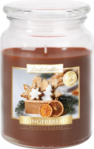 Duftkerze Candle Lebkuchen Kekse mit Deckel - Duftkerzen im Glas Kerzen Aesthetic - Kerze im Glas Candles Aesthetic - Kerzen im Glas Schmuckkerze