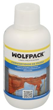 WOLFPACK LINEA PROFESIONAL Convertidor Oxido/Minio para Hierro 250 Ml.