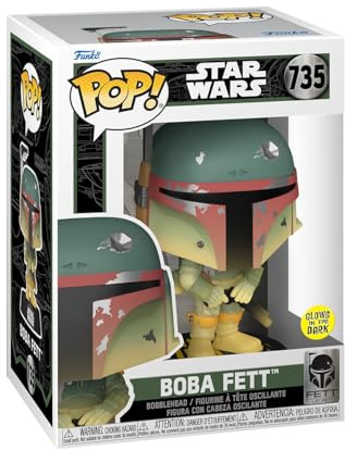 Funko POP! Star Wars: FL - Boba Fett - Glow In the Dark - Samlarobjekt Vinylfigur - Presentidé - Officiell Merchandise - Leksaker för barn och vuxna - Filmfans - Modellfigur för samlare och display