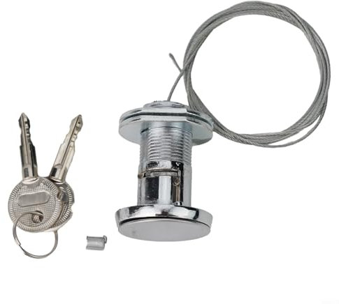 HEIBTENY Kit di sblocco di emergenza, chiusura rapida per porte del garage, kit di sblocco di emergenza, apriporta del garage, serratura a sgancio rapido, serratura a chiave separata