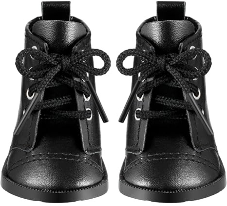 TOYANDONA Miniatur-Puppenstiefel Aus Pu Puppen-Ankleidestiefel Als Puppenzubehör Für Puppendekoration Leichte Mini-Schuhe Für Spiel Und Mini-Szenen 1 Paar