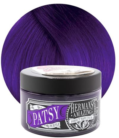 Patsy Purple, semi-permanente tinture per capelli viola - 115 ml - Hermans Amazing Haircolor