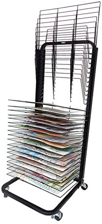 Porte-sèche-linge D'art Mobile, Séchage De Chevalet Studio D'art, Rack De Séchage De Produits Éducatifs, Étagère D'économie D'espace (pour L'oeuvre D'art De L'espace / Peinture) Cadeaux For Enfants