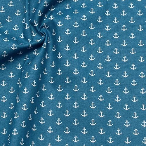 STOFFKONTOR Baumwoll Stretch Jersey Stoff Streifen Classic - Öko-Tex Standard 100 - Meterware, Braun-Weiss - zum Nähen von Shirts, Leggings, Mützen, Deko uvm.