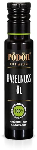 PÖDÖR - Haselnussöl aus Piemont - kaltgepresst - naturbelassen - ungefiltert (100ml)