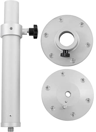 CCYLEZ Abnehmbares Tischbein für Wohnmobil, Aluminiumlegierung, Teleskop-Tischbeinständer, Halterung, für Wohnwagen, Wohnmobil, Yachten, Reisen, Camping, platzsparend, tragbar, 445685 mm,