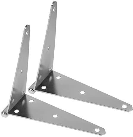 OUNONA 2pcs Door Hinge Heavy Duty Hinges for Fence Gate Kit Barn Door Hardware