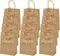 12 Stück GeschenktüTen Aus Kraftpapier PapiertüTen Mit Henkel,Party Geschenk Papiertüten, Bronzing Kraft Tasche mit Gold, Geschenktasche mit Griffen für Partys Geburtstag Hochzeit und Weihnachten