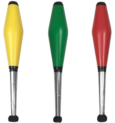 AZIDWERYQ 3PCS Juggling Balls for Juggling Clubs 16.5x2.8'' Engaging Pins Lightweight Sticks for Promoting Hand-Eye Coordination and Concentration