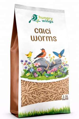 Hungry Wings Wild Bird Food 2.5L Refill Bag (Calci Worms)