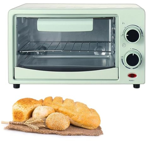 Multifunktionell bänkskiva med varmluftsugn och justerbar temperatur, för frukostberedning hemma och i cateringbranschen (Green)