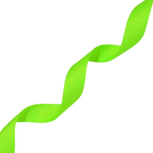 Morex Ribbon Grosgrain Fabric Solid Color Ribbons, Gift Wrapping, Christmas and Wedding Décor, for Crafting and Floral Arrangements, 3/8 x 20 yd, Key Lime