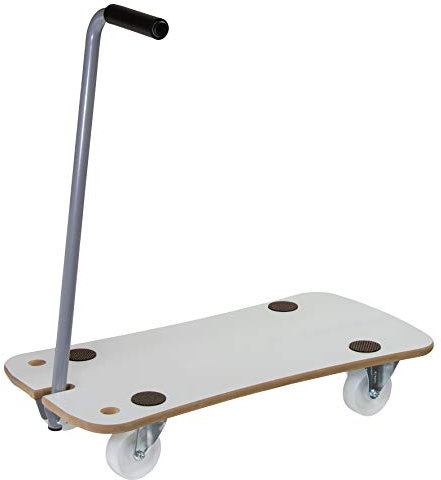 WAGNER Carrello da trasporto MM 1389 I 79 x 39 cm I timone pieghevole - ideale per carichi pesanti I cuscinetti antiscivolo I portata 200 kg I facile da pulire - 20138901