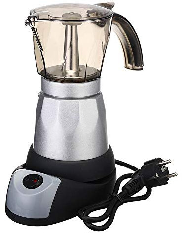 AWANG Pot à Moka électrique 6 Tasses, Machine à Expresso pour Cuisinière, Cafetière électrique Italienne, Cafetière Espresso Moka, Cafetière pour Cuisinière, Machine à Café Expresso (150ML)