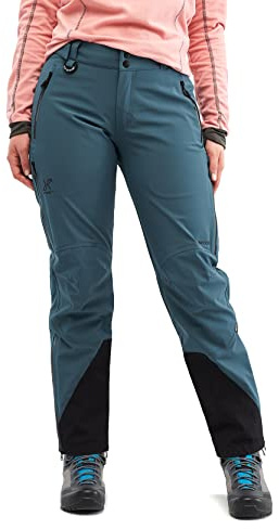 RevolutionRace Cyclone Rescue Pants, Damenhosen, Belüftete und wasserdichte Hose für Wanderung und Anderen Outdoor-Aktivitäten, Stargazer, S