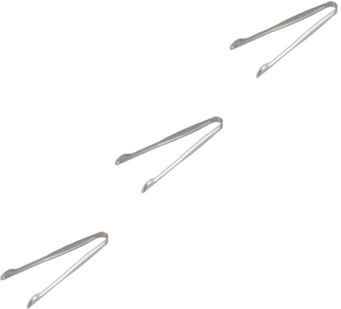 Alipis 12pièces Pince à Aliments Acier Pour Service De Glace Et Condiments Accessoires Pour Cuisine Et Bar