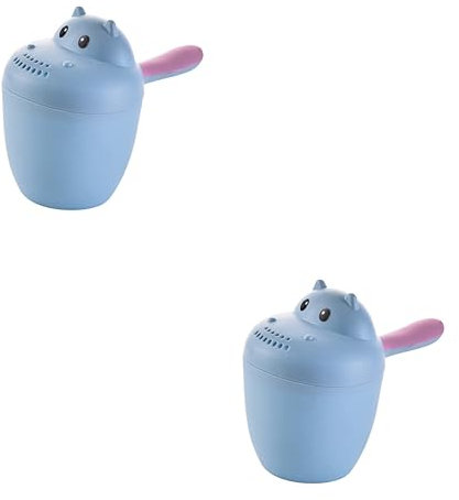 Abaodam 2st Babylöffel Mini-Couch-puppenhaus Babyshampoo Badewasser Tasse Stock Shampoo-Becher Tier Hängematte Badewasserschöpfer Drinnen Netz Duschwasser Kind Haar Eimer