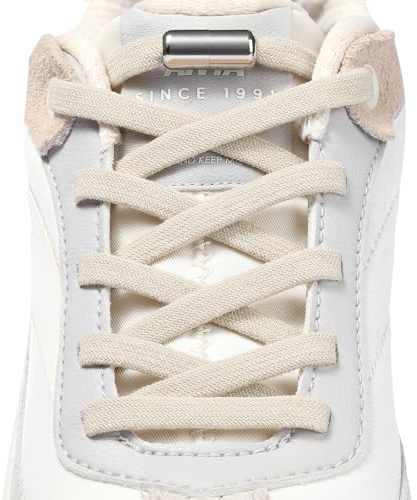 Handshop 2 Paia Lacci Elastici per Scarpe per Bambini e Adulti, No Tie Lacci Piatti da Ginnastica, Scarpe da Corsa, Scarpe Sportive Beige 125cm