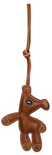 HJZHII Braunbär Taschenanhänger, Pu Teddybär Schlüsselanhänger Süßer Taschenanhänger Für Damen Und Mädchenhandtaschen Rucksack Stilvolle Geldbörsenanhänger Taschenzubehör Hängender Autoanhänger