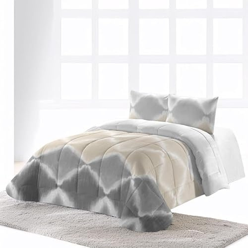 Rufino Díaz Edredón Invierno Wild Estampado 350g + Funda Cojín (Beige - 105 cm) - Otoño/Invierno - Suave y cálido para tu Descanso