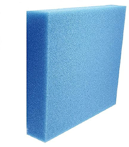 amtra Biocell Block - Blocs d'Éponge Synthétique pour Aquarium, Éponge Mécanique pour Filtre d'Aquarium, en Résine Expansée, Non Toxique, Porosité Fine, 50 x 50 x 3 cm