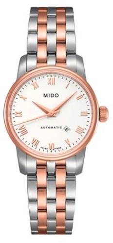 MIDO Baroncelli M76009N61 - Orologio da polso da donna, cinturino in acciaio inox colore argento